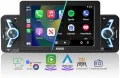 Ново ATOTOEXCEL 5" Едно-Дин Стерео с Безжичен Carplay/Android Auto, снимка 1