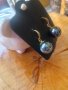 Перлени висящи обици с черни изискани перли., снимка 4