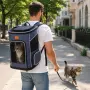 Премиум раница за домашни любимци до 7 кг – Вентилирана, ергономична и удобна за пътуване, снимка 8