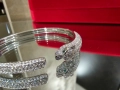 CARTIER Panthere de Cartier White Gold Diamonds Дамска Гривна, снимка 4