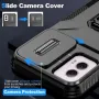 Motorola Moto G Power (2024) Удароустойчив Ring Holder/ Sliding Camshield Holder Калъф и Протектор, снимка 12