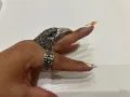 Мъжки и дамски сребърни пръстени, снимка 7