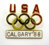 САЩ Олимпийски комитет-Олимпийски значки-Олимпиада, снимка 3