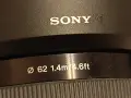 Обектив Sony 62 1.4mm/4.6ft, снимка 2
