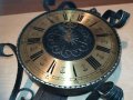часовник с махало от ковано желязо-70х20см-внос швеицария, снимка 7