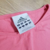 Тениска блуза розова  Adidas, снимка 5 - Тениски - 34443174