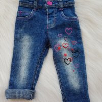 Дънки и блуза за новородено момиченце, снимка 2 - Панталони и долнища за бебе - 29558243