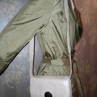 Малка кокетна нова дамска чанта в светлобежово, снимка 6 - Чанти - 42858700