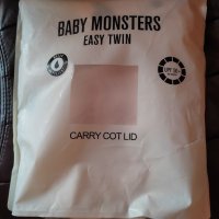 Покривало за бебешка кошница розово Baby Monsters - за Easy Twin 2.0 3.0 3s НОВО, снимка 2 - Детски колички - 38530651