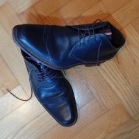 Floris Van Bommel мъжки обувки естествена кожа черни номер 42, снимка 12 - Официални обувки - 30624281