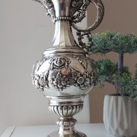 RRR Много рядка сребърна кана/ 19 век/сребро, злато, чаша, снимка 4 - Антикварни и старинни предмети - 36497082