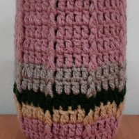 Сувенир - плетена вазичка, снимка 1 - Вази - 39077358
