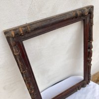 Стара дървена рамка за картина/ огледало №1335, снимка 3 - Антикварни и старинни предмети - 34976771