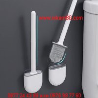 Иновативна стенна силиконова четка за тоалетна чиния – Silicone brush, снимка 1 - Други стоки за дома - 40065533