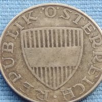Сребърна монета 10 шилинга 1957г. Австрия Втора република 40392, снимка 5 - Нумизматика и бонистика - 42755435