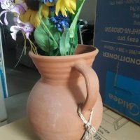 Керамична голяма ваза тип амфора., снимка 2 - Вази - 42182302