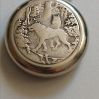 Профилактиран джобен часовник Молния/Molnija с капак вълци или кораб, снимка 4 - Антикварни и старинни предмети - 37026176