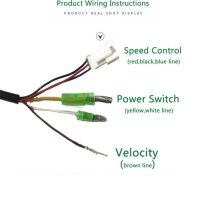 Масур за газ 36V 48V 60V с ключ и LCD дисплей за скутер велосипед триколка, снимка 6 - Части за велосипеди - 42771181