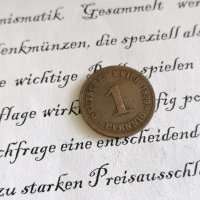Райх монета - Германия - 1 пфениг | 1899г.; серия A, снимка 1 - Нумизматика и бонистика - 29356715