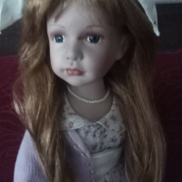 Стара Руска порцеланова кукла , снимка 2 - Кукли - 44667390
