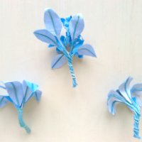 Изкуствени цветя 8_сини, снимка 2 - Изкуствени цветя - 30101214