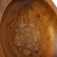 Немска дърворезбована чиния , снимка 5 - Декорация за дома - 37690705