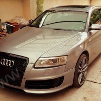 Решетка за Ауди Audi А6-RS6 4Ф 4F 2005 2006 2007 2008 2009 2010, снимка 5 - Тунинг - 32040908