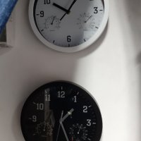 Безшумен часовник с термометър и хидрометър 25см - Тих стенен часовник, снимка 4 - Стенни часовници - 40156122