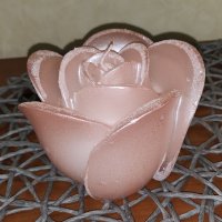 3D свещи - Розова роза, снимка 2 - Други - 39620003
