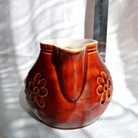 ⚜️ Винтидж голяма кана Heisterholz-keramik 1 литър ⚜️, снимка 4 - Антикварни и старинни предмети - 39727306