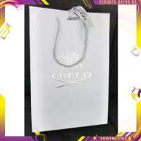 Празна бутикова подаръчна торба Creed - бяла 31x21cm торбичка, снимка 4 - Чанти - 34662623