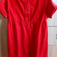 Червено финно кадифе, снимка 3 - Детски рокли и поли - 29777052