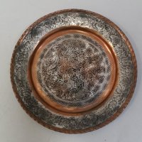 Медна чиния, снимка 1 - Антикварни и старинни предмети - 29806737