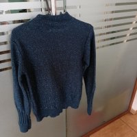 Тъмно син пуловер , снимка 7 - Блузи с дълъг ръкав и пуловери - 44398667