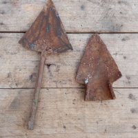 Старо ковано рало,плуг,лемиш, снимка 1 - Антикварни и старинни предмети - 38419634