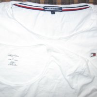 Тениски TOMMY H., CALVIN KLEIN  дамски,Л-ХЛ, снимка 1 - Тениски - 37971546