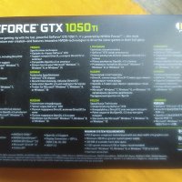 Bидео карта GeForce GTX 1050 Ti DUAL OC 4096MB GDDR5 128 bit DVI HDMI DP, снимка 2 - Видеокарти - 42361995