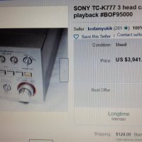 SONY TC-K 777; ТОП МОДЕЛ, снимка 15 - Декове - 27234591