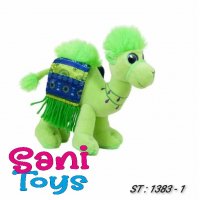 Плюшена камила със шарено седло, снимка 2 - Плюшени играчки - 38202582
