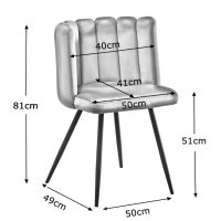 Висококачествени трапезни столове тип кресло МОДЕЛ 295, снимка 5 - Столове - 42394712