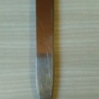 Старинен масивен кухненски нож,дръжка каталин, снимка 5 - Антикварни и старинни предмети - 29928902