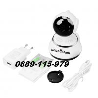 RoboCam Бебефон бейбифон Безжична WiFi камера за видеонаблюдение, снимка 2 - IP камери - 29225589