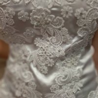 Сватбена рокля с кристали , снимка 5 - Сватбени рокли - 31460218