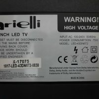 Arielli LED-43DN6T2  със счупена матрица., снимка 2 - Части и Платки - 35373993