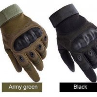 тактически ръкавици с протектори airsoft самозащита стрелба лов, снимка 6 - Екипировка - 37621073