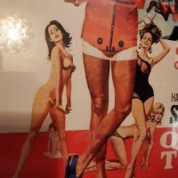 Ретро Vintage Постер James Bond - Thunderball с Шон Конъри с размер 50/70см в Рамка IKEA, снимка 5 - Екшън - 39410177