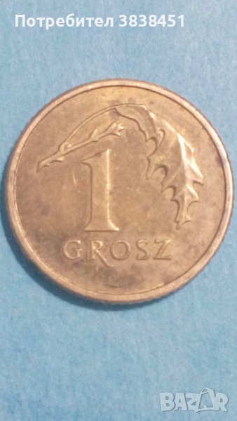 1 Grosz 2014 года Полша, снимка 1