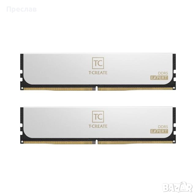 Продавам RAM памет Team Group T-CREATE EXPERT White DDR5 6000MHz CL30, снимка 1