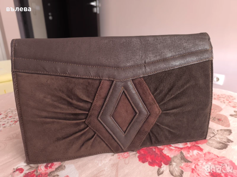 Дамска чанта -плик естествена кожа , снимка 1