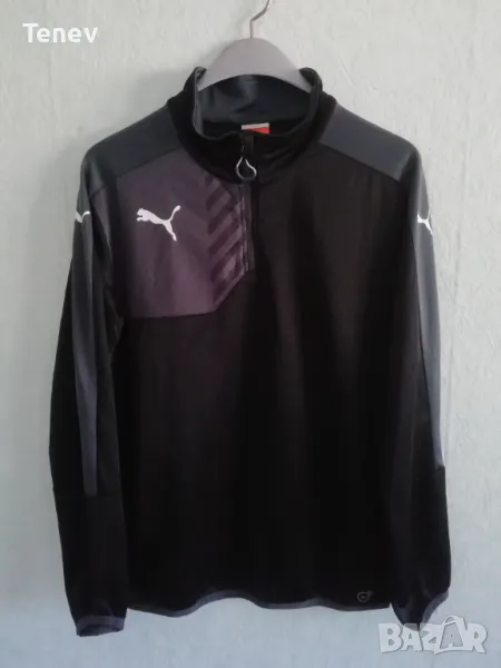 Puma Dry Cell 1/4 Zip оригинална черна спортна мъжка блуза горнище Пума размер M, снимка 1
